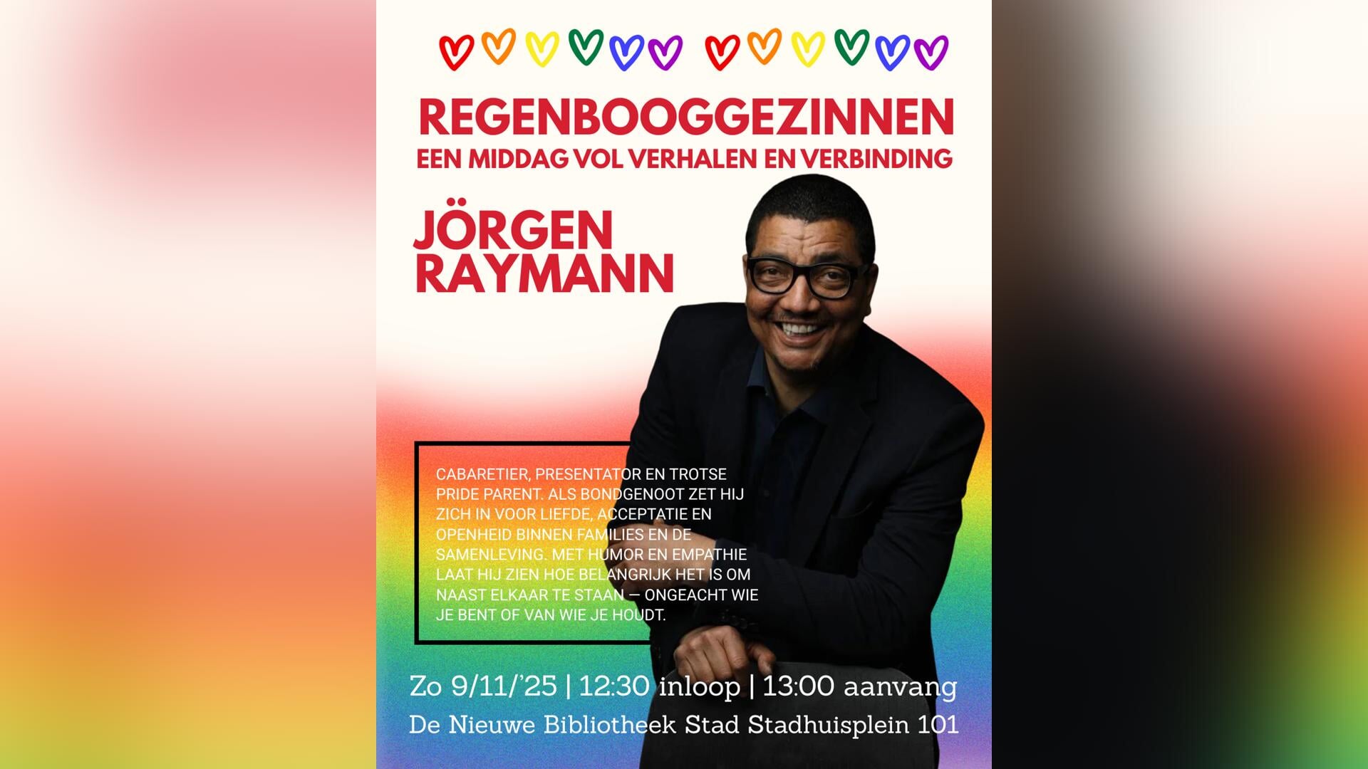 Regenbooggezinnen delen hun verhalen in De Nieuwe Bibliotheek