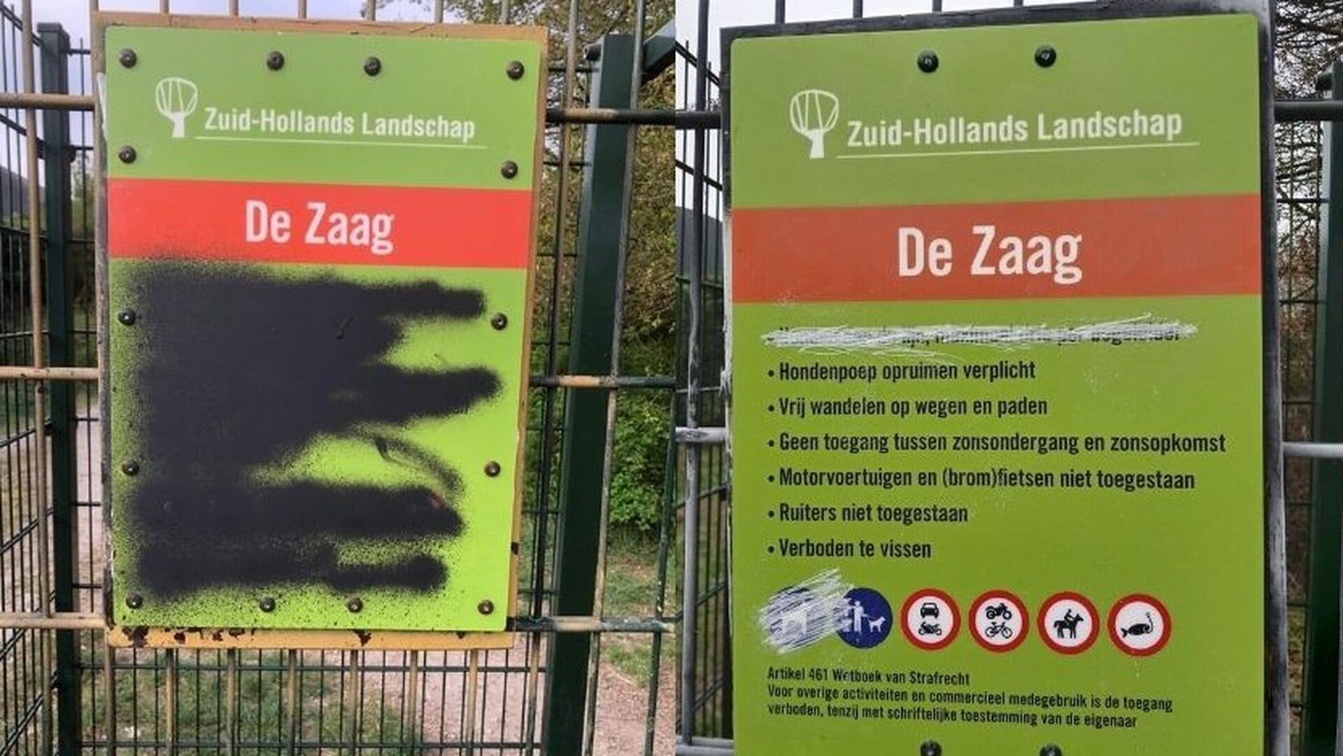 Strengere handhaving op loslopende honden en vernielingen Groote en Kleine Zaag