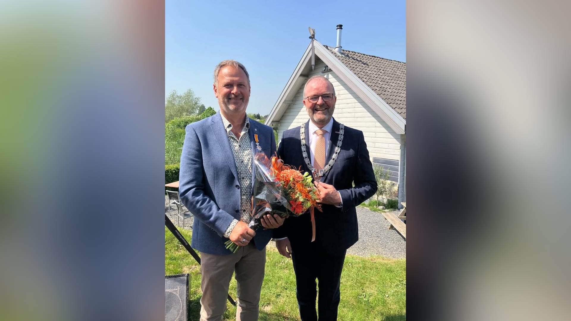 Koninklijke Onderscheiding voor Peter den Tek van Sky of Hope museum