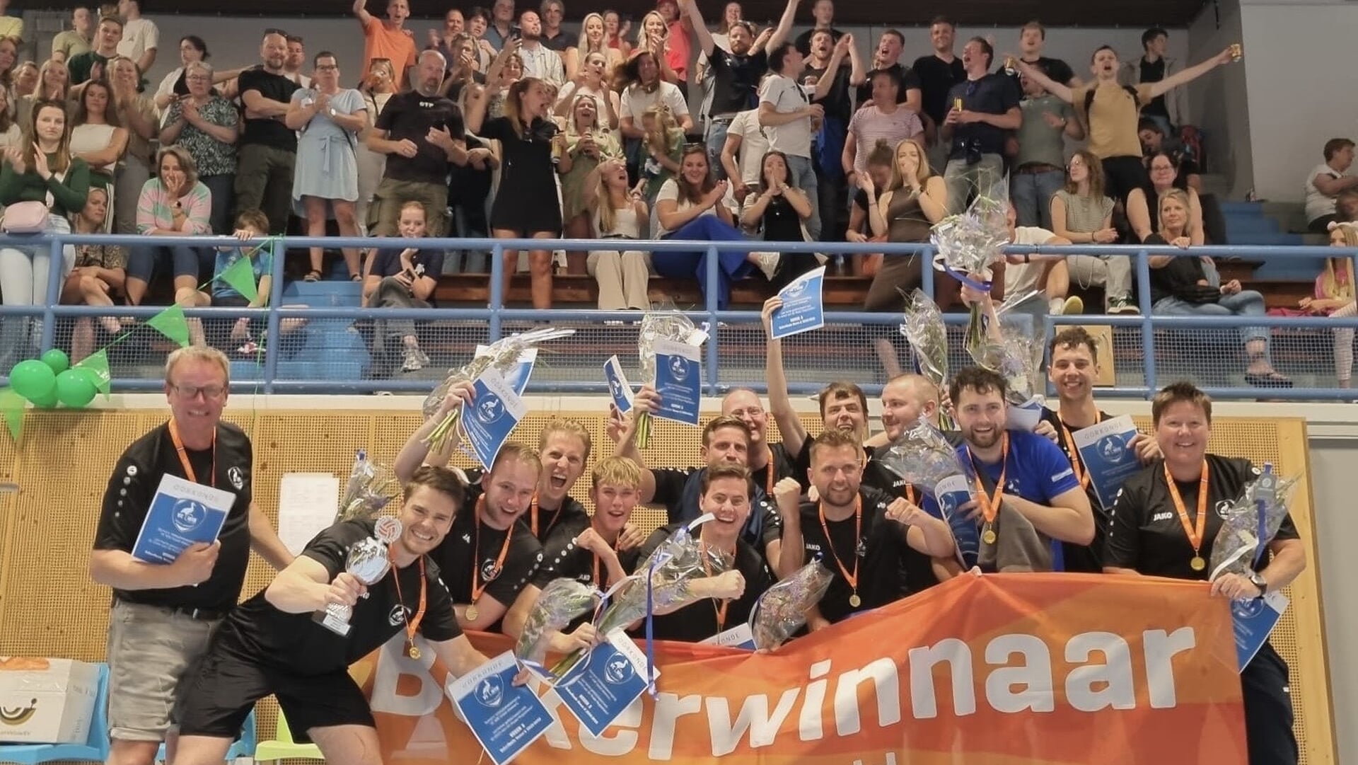 VC WIK heren 3 uit Groot-Ammers wint de Regiobeker in een zinderende finale
