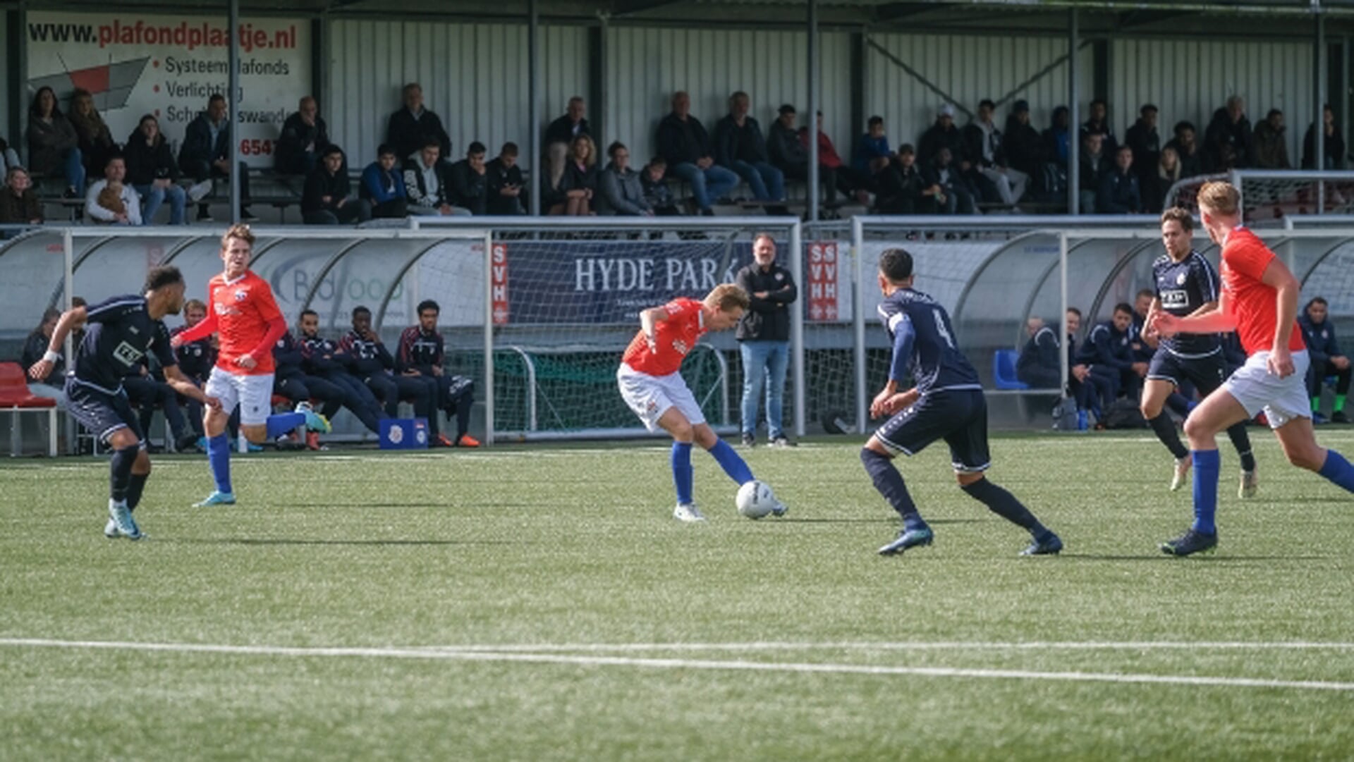 KNVB test tijdstraf tijdens bekerwedstrijd SV Hoofddorp