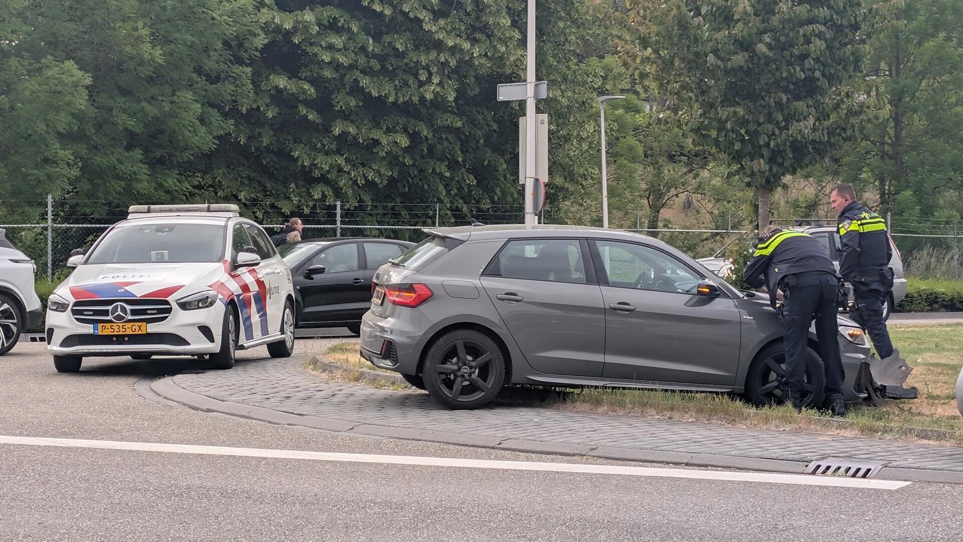 Geen gewonden bij ongeval op Parallelweg West in Culemborg
