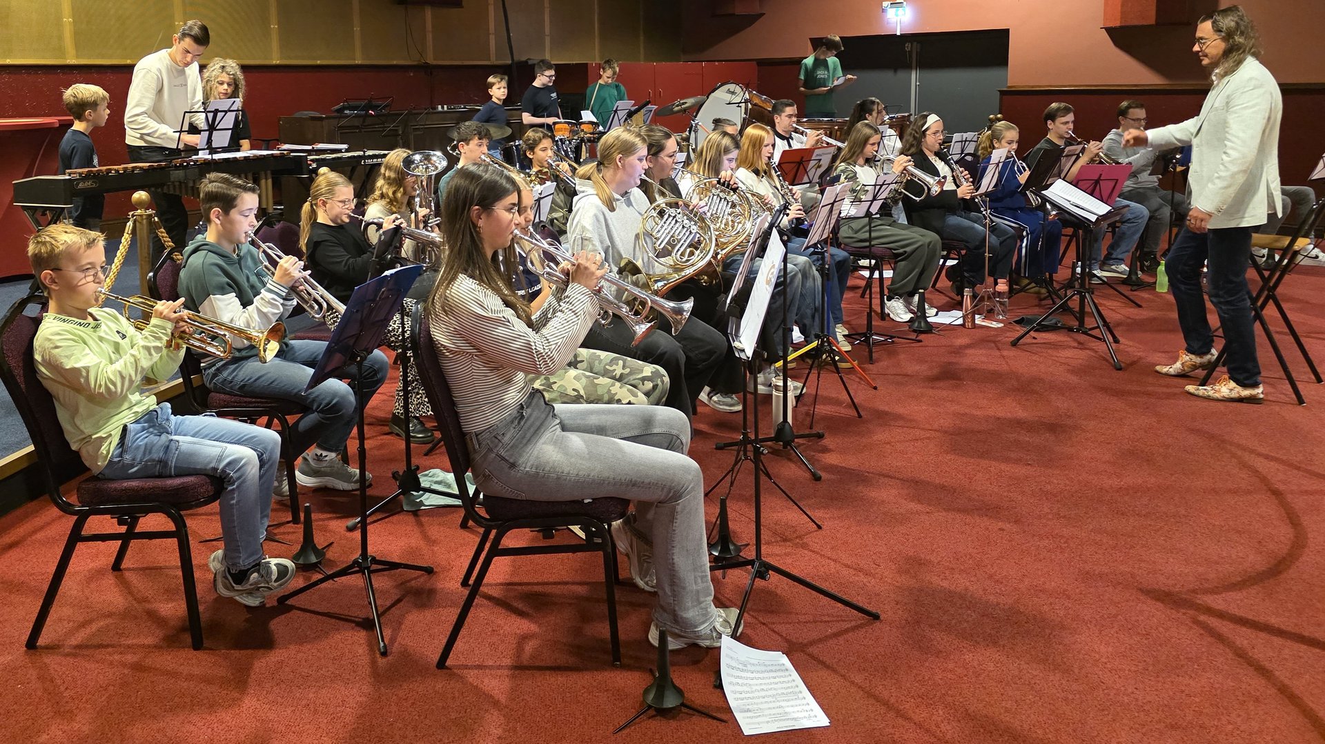 Jeugd speelt na één dag repeteren concert in De Borgh