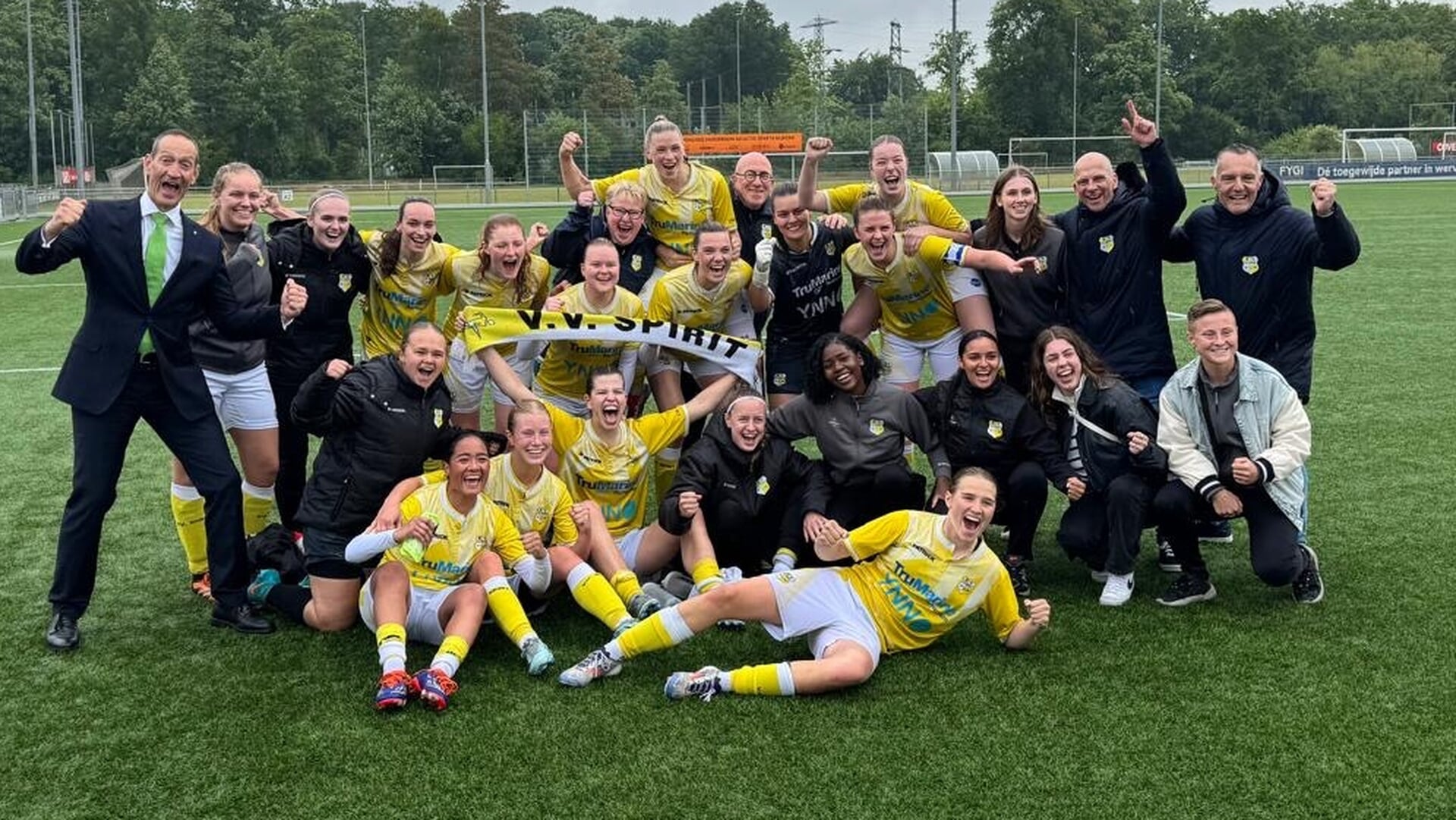 Spirit Vrouwen 1 wint eerste nacompetitiewedstrijd
