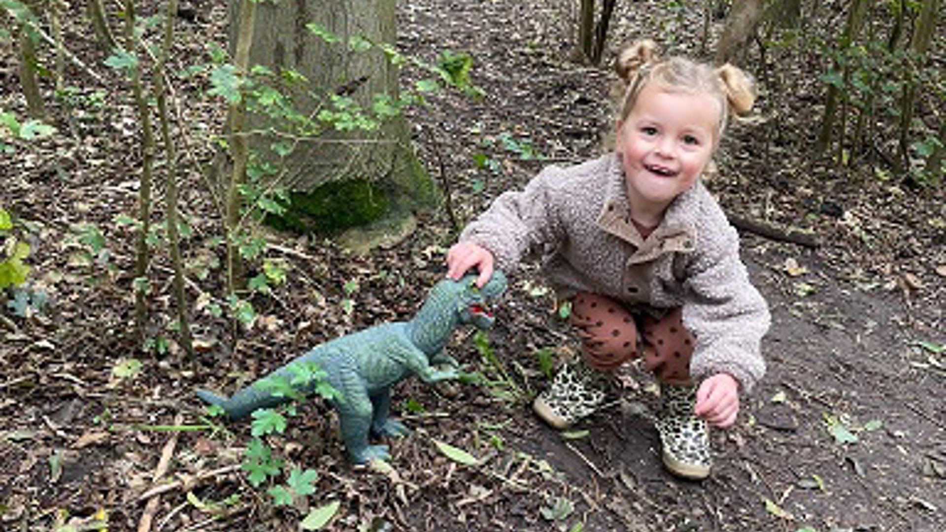Zo’n 200 kinderen op dinospeurtocht: ‘Het was nog drukker dan de vorige keer’