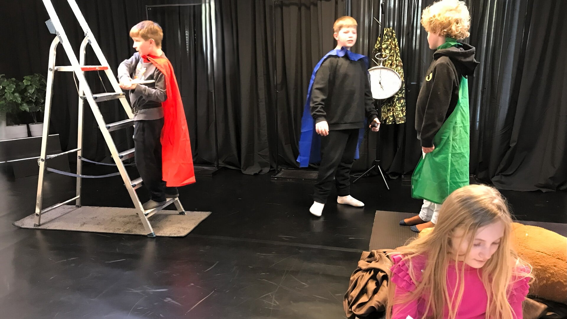 Theater voor kinderen in de Burcht