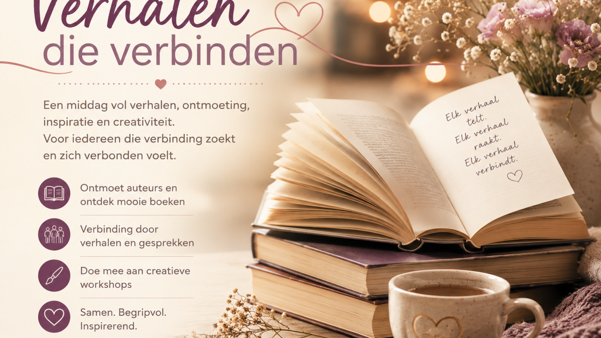Ontmoet auteurs op boekenmarkt in Rijsbergen
