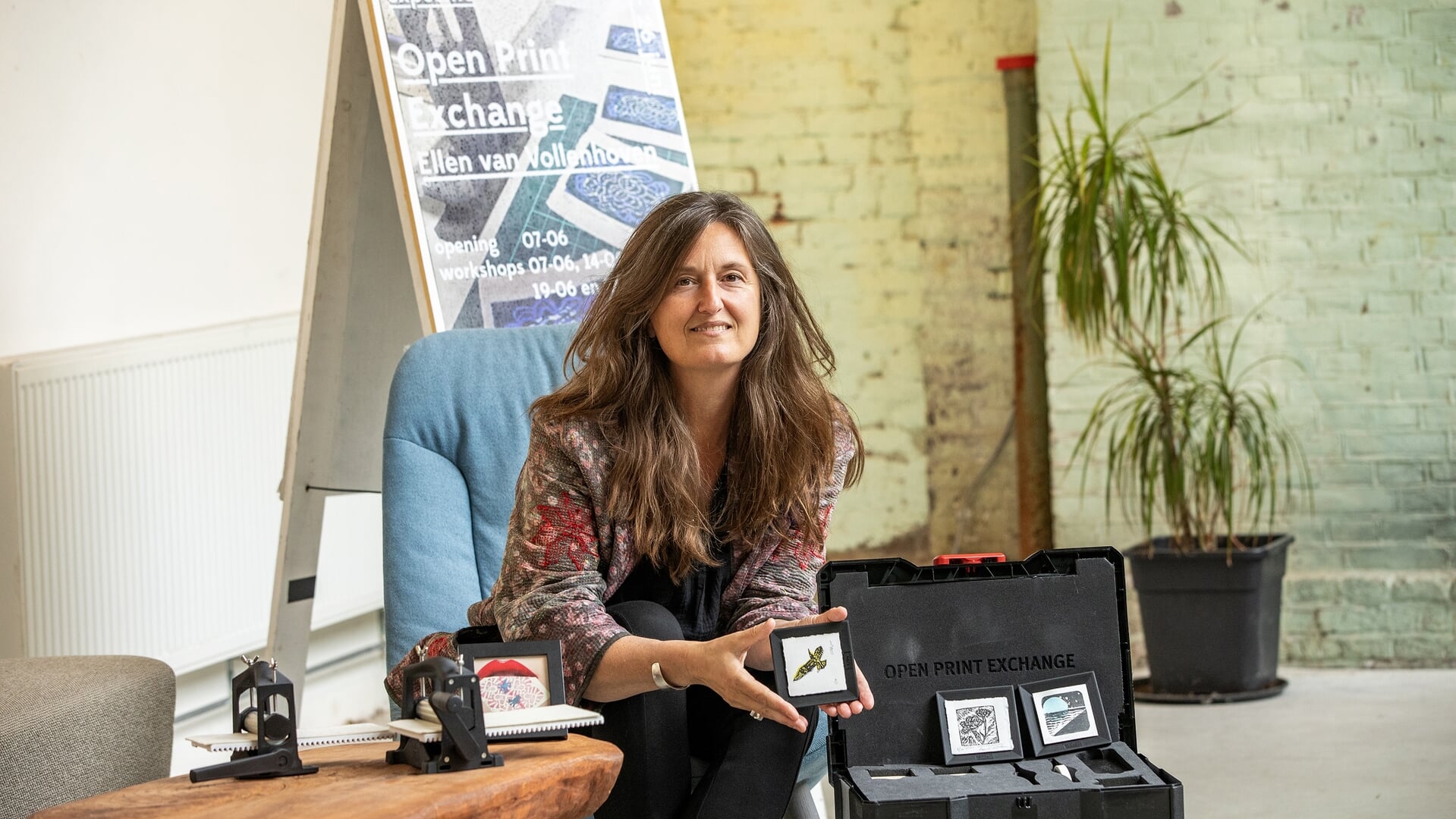 Minikunstwerken te zien én zelf te maken in Gelderlandfabriek tijdens Open Print Exchange
