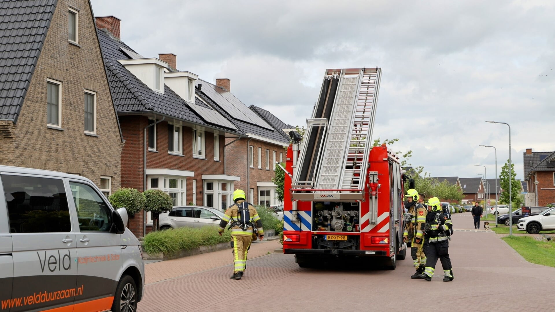 Brandje in kachelpijp