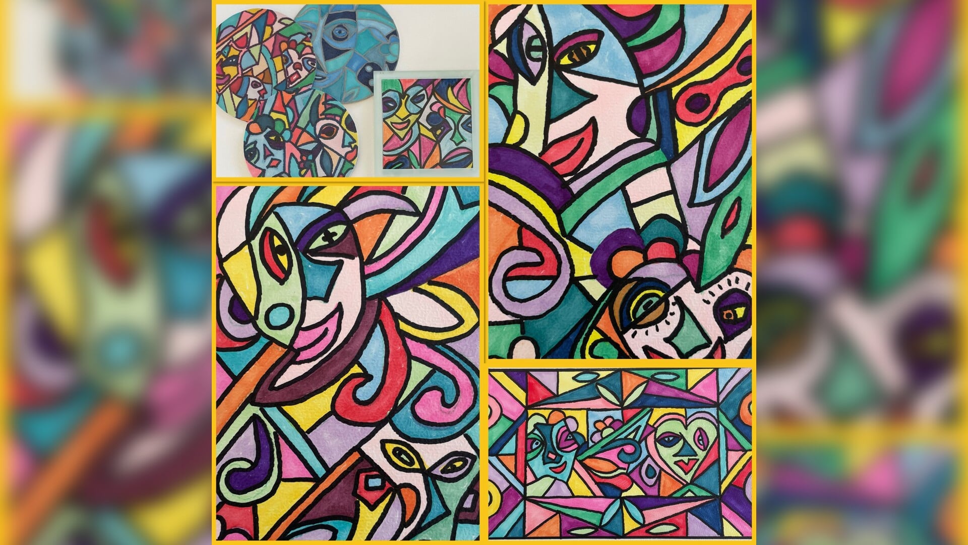 Knutselworkshop: Tekenen als Picasso bij Coherente