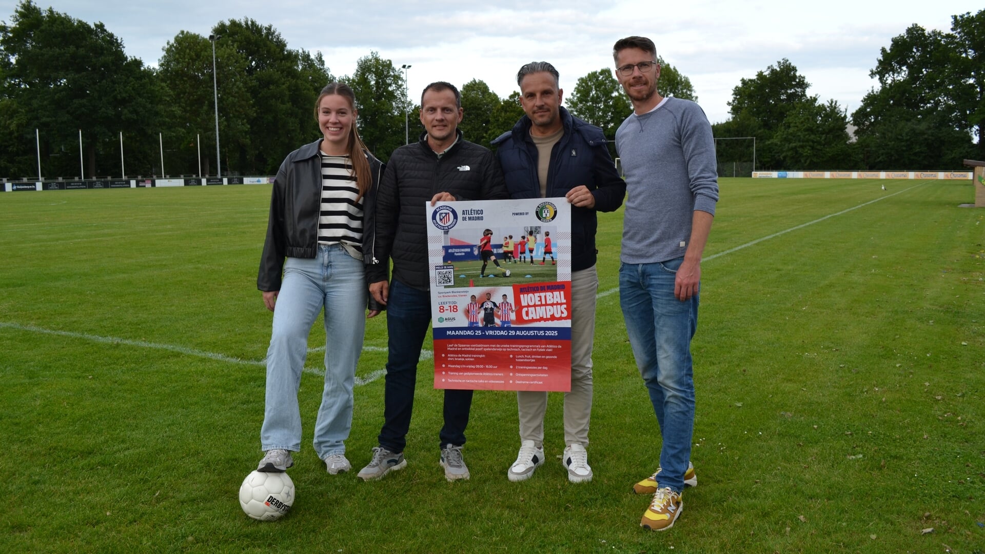 Een week lang trainen als profvoetballer: Atlético de Madrid komt naar Vianen voor jeugd-voetbalcamp