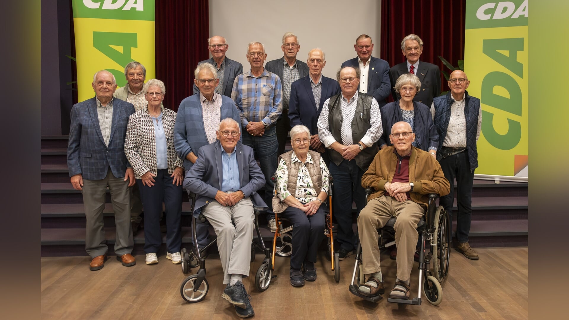 Veertig leden 50 jaar bij het CDA
