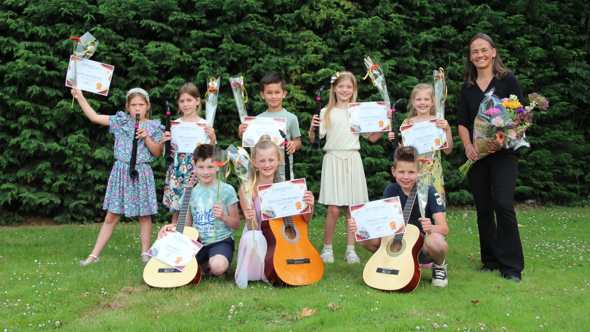 Concert vol vrolijke noten als afsluiting muziekproject in Meteren