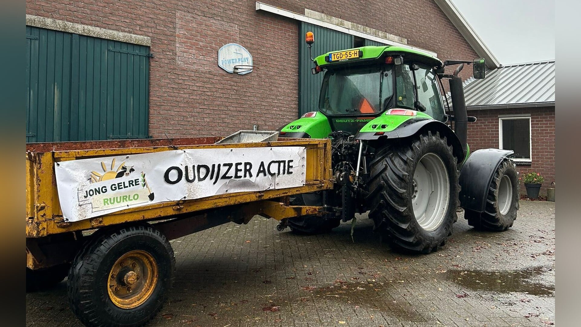 Jaarlijkse oud ijzer actie Jong Gelre Ruurlo