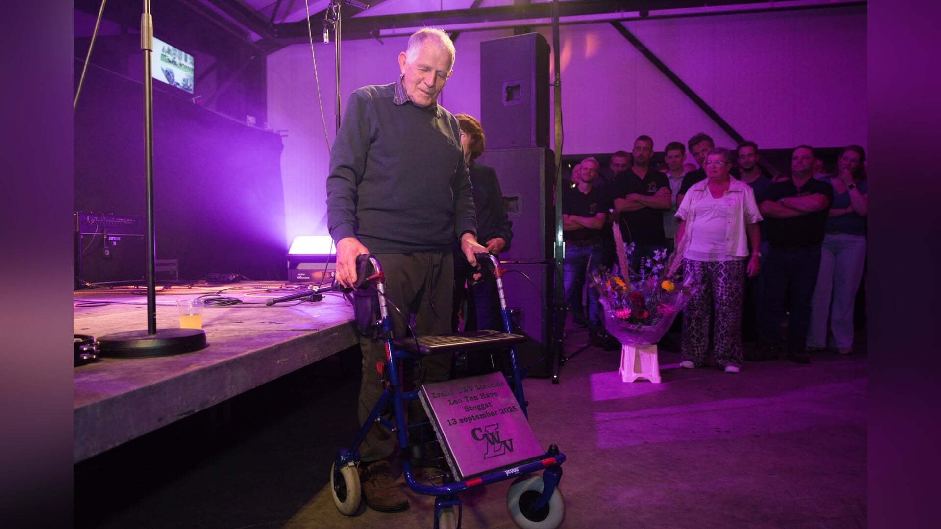 Eerste erelid van de CWV Lievelde