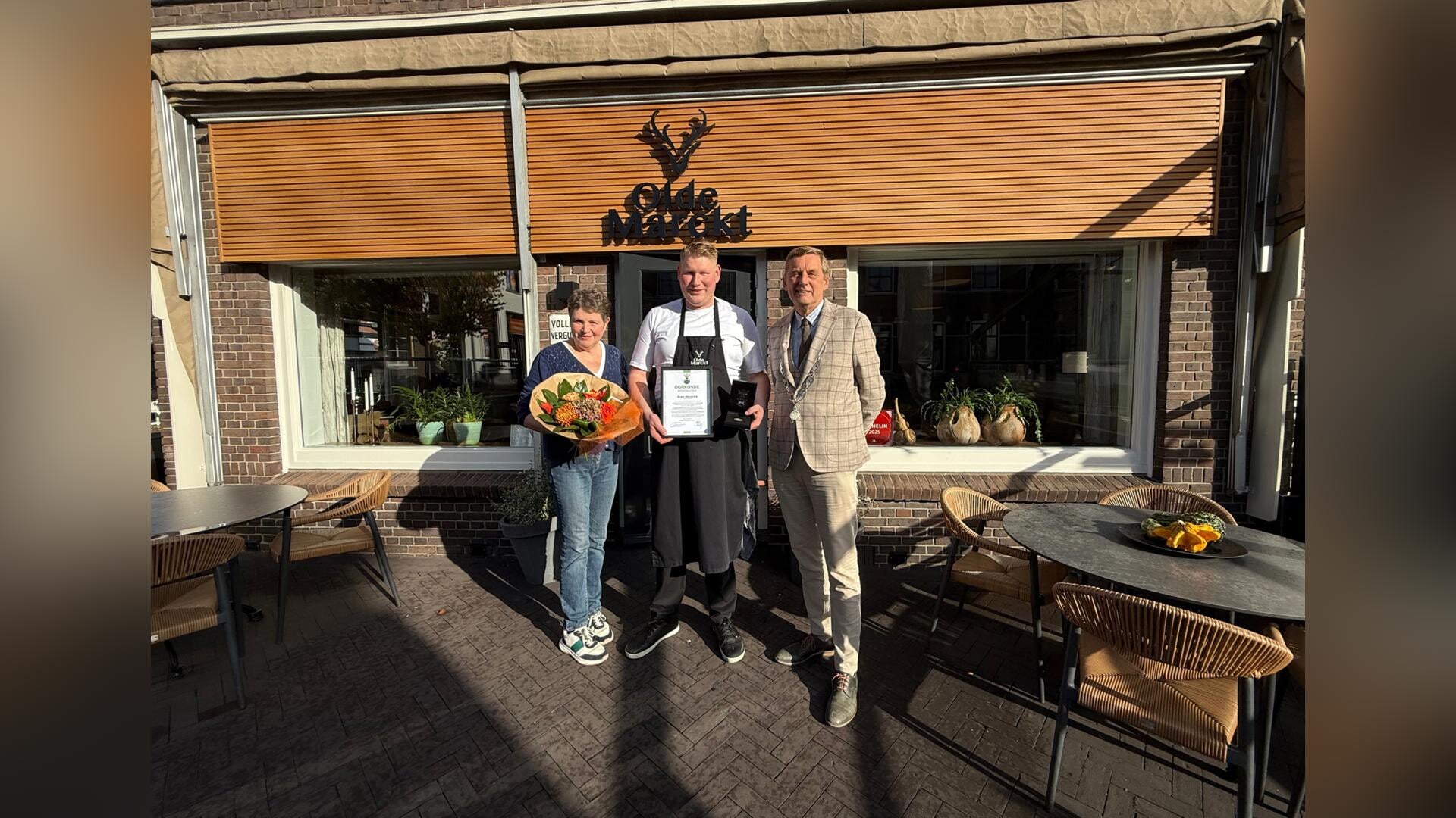 Eremedaille voor Bram Stoverink