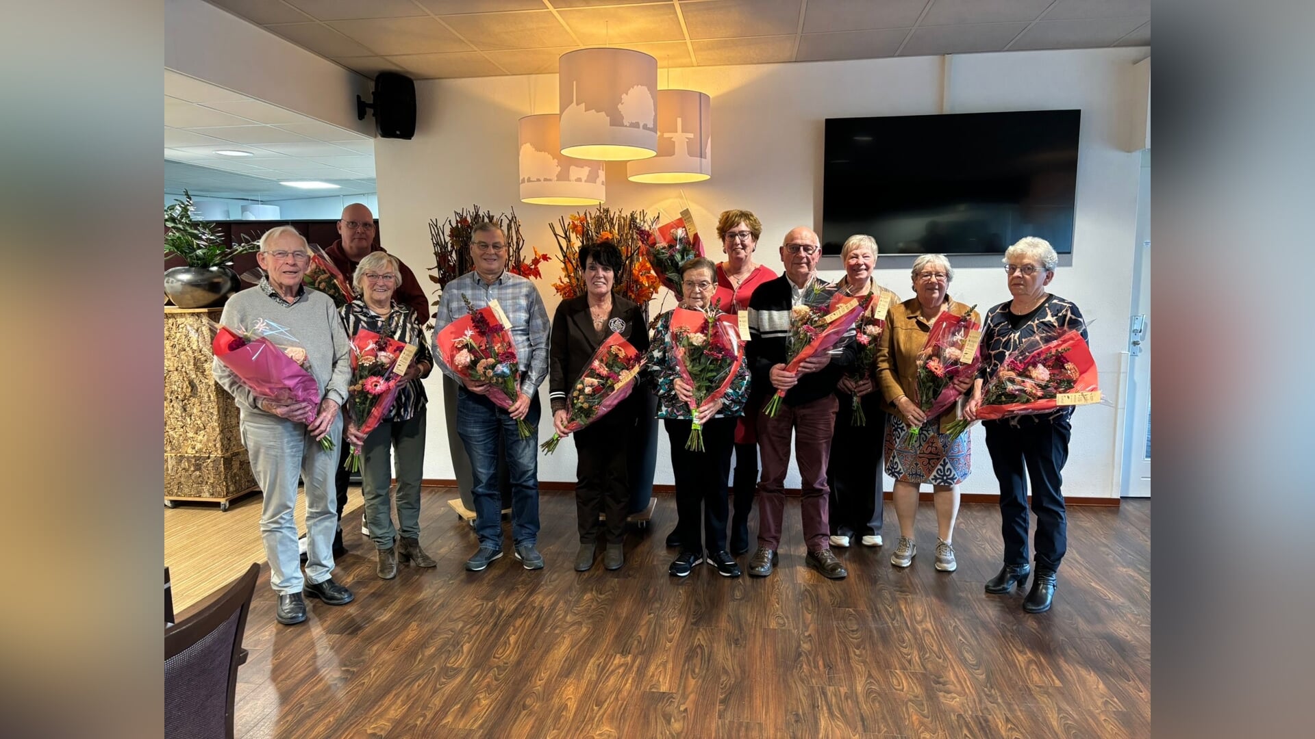 Elf vrijwilligers De Molenberg Groenlo gehuldigd