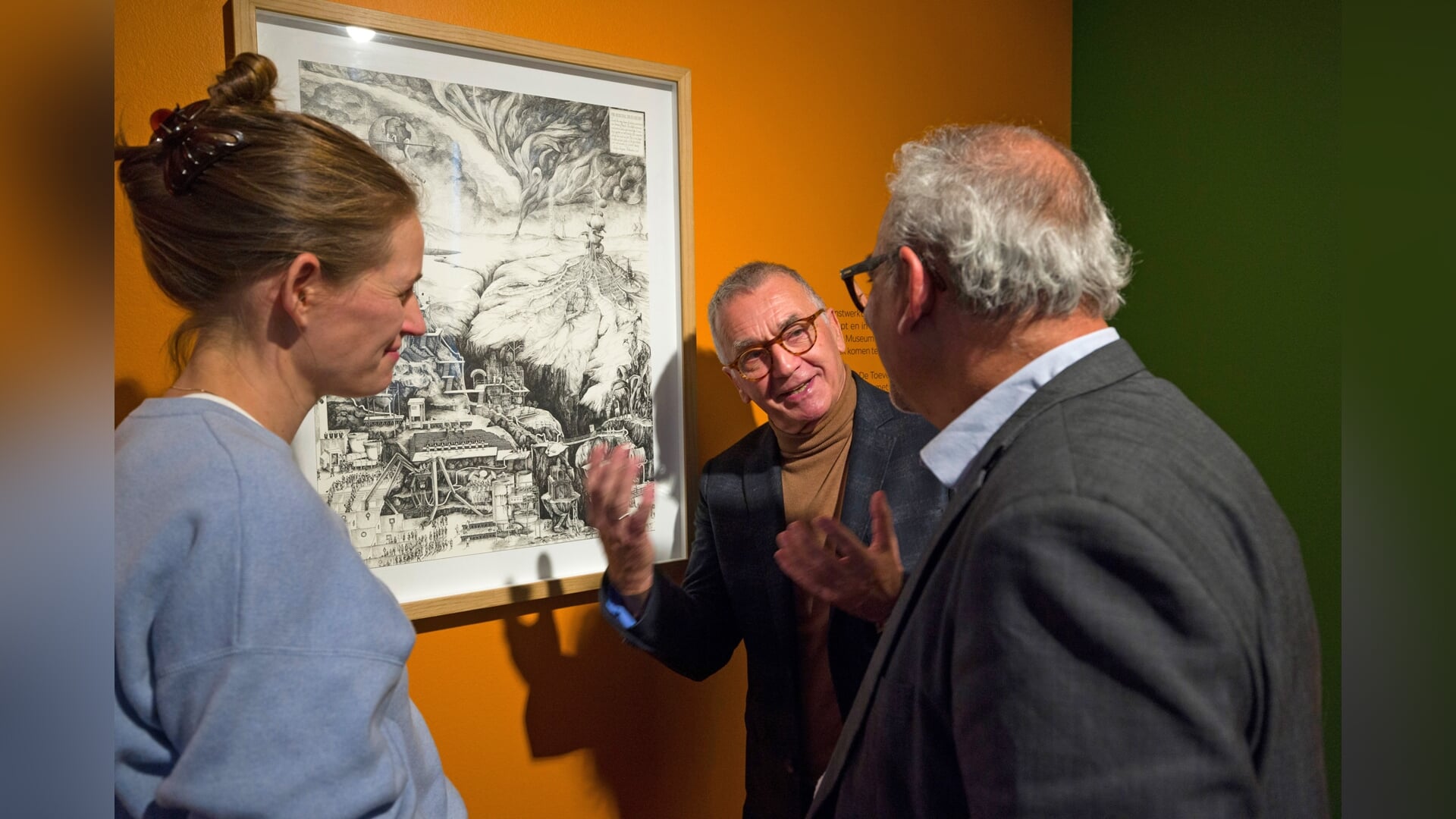 Met de kroontjespen en de inkt van haar opa