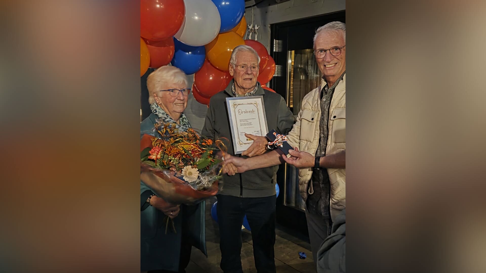 Jan van Westerhuis erelid van EHBO Ruurlo