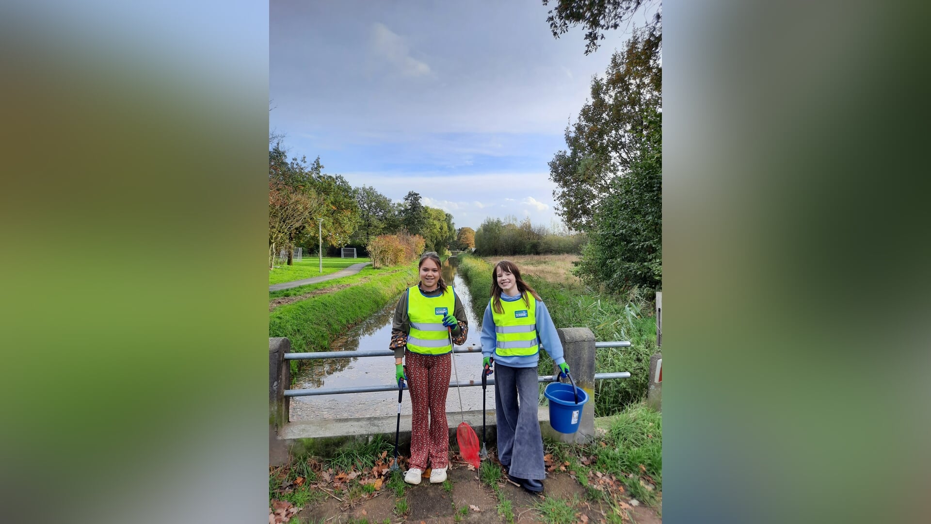 Jonge helden maken Veengoot schoon