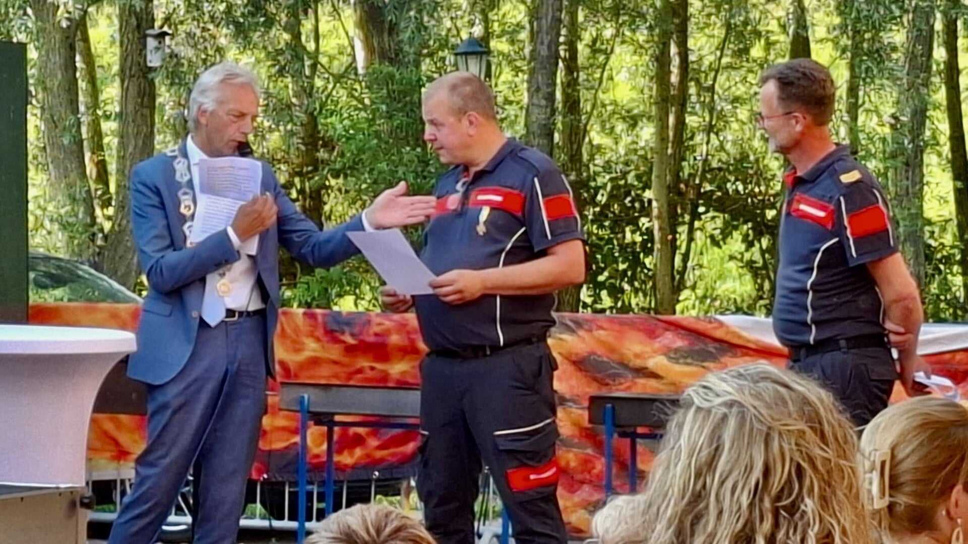 Jeugdbrandweer Hagestein viert 50-jarig bestaan: John Wammes krijgt onderscheiding