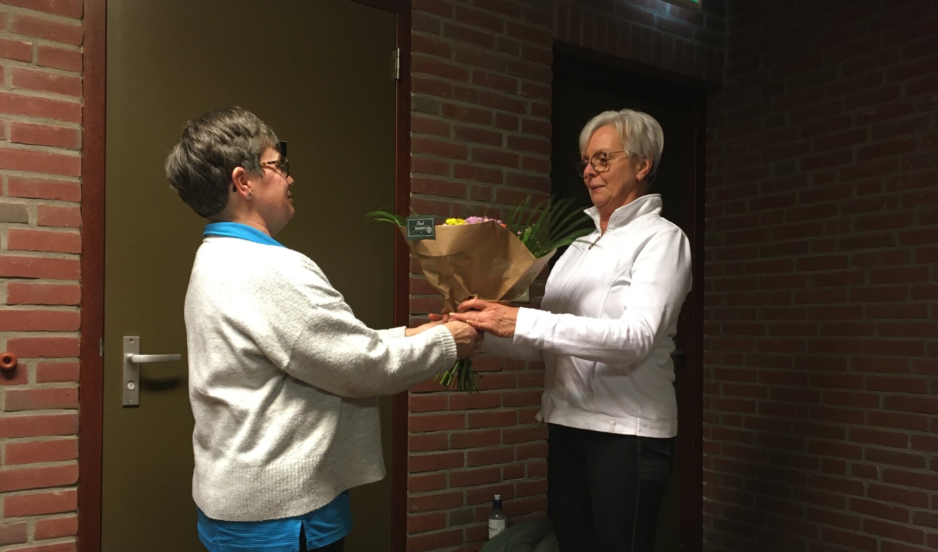 Jubilarissen bij gymnastiekvereniging Nieuwe-Tonge