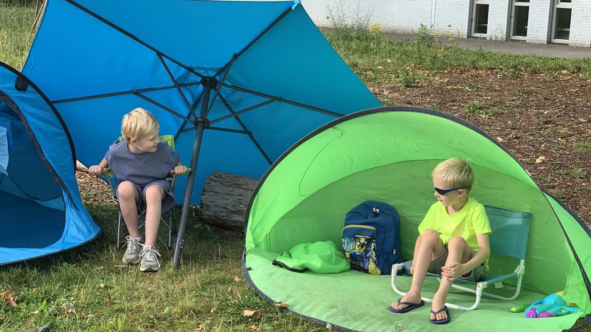 Kamperen met de kinderen van De Wegwijzer uit Heukelum
