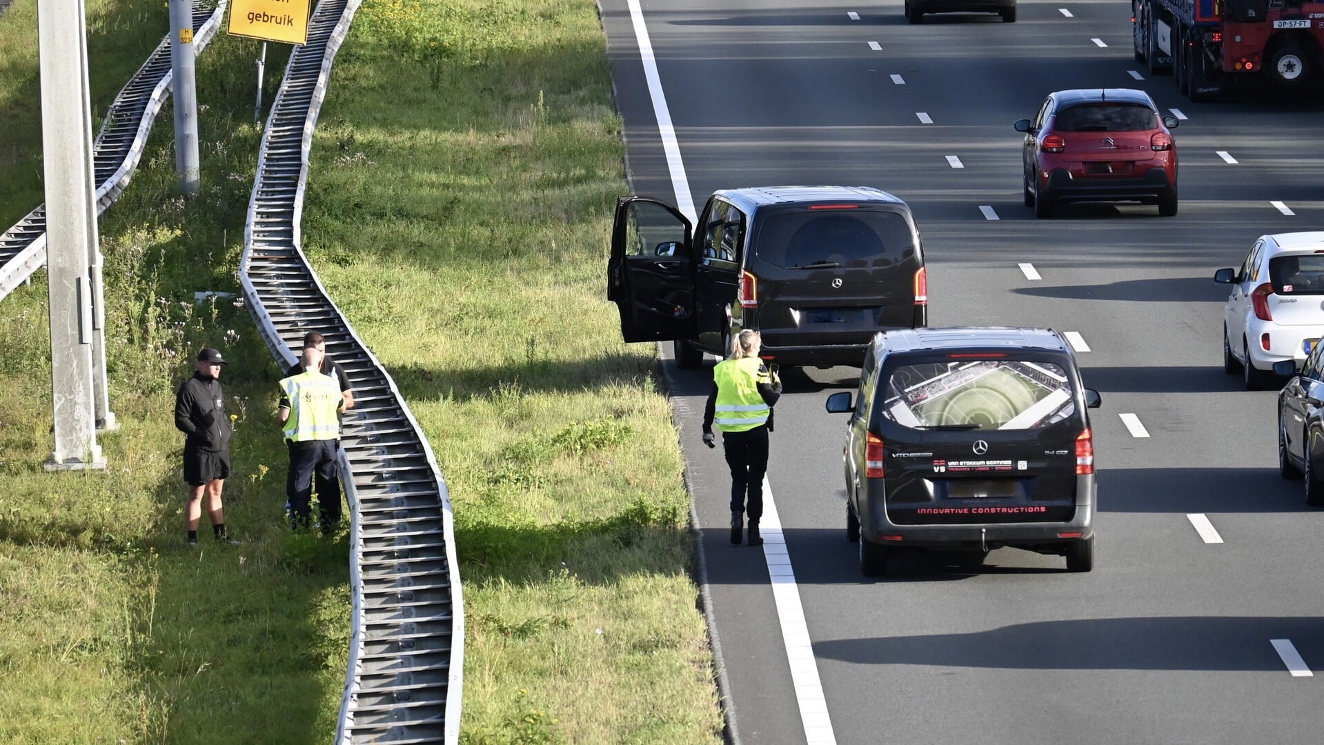 Botsing op de A2 ter hoogte van Vianen