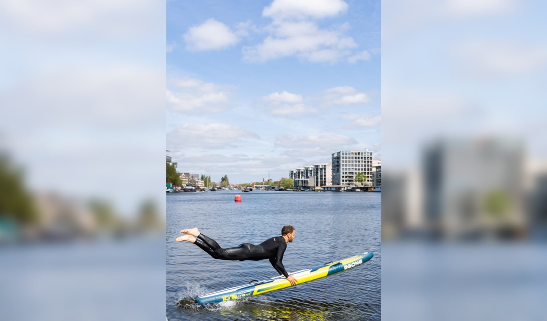 Jasper Rijpma peddelt marathon over de Vecht voor bewustzijn over ...