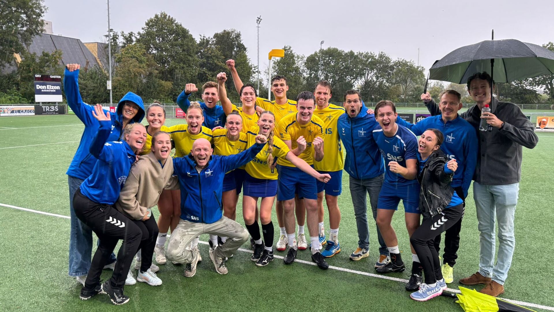 CKC Kinderdijk pakt eerste zege in natte derby tegen GKV | Al het ...