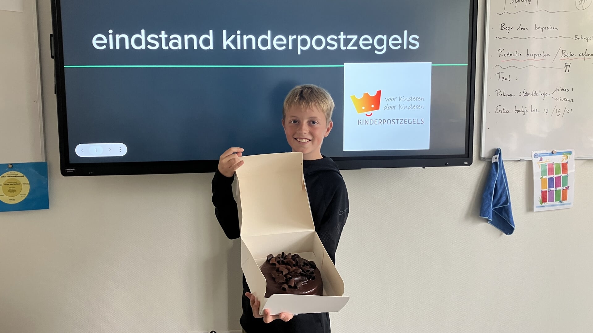 Groep 8 uit Asperen haalt ruim 7500 euro op voor Kinderpostzegels
