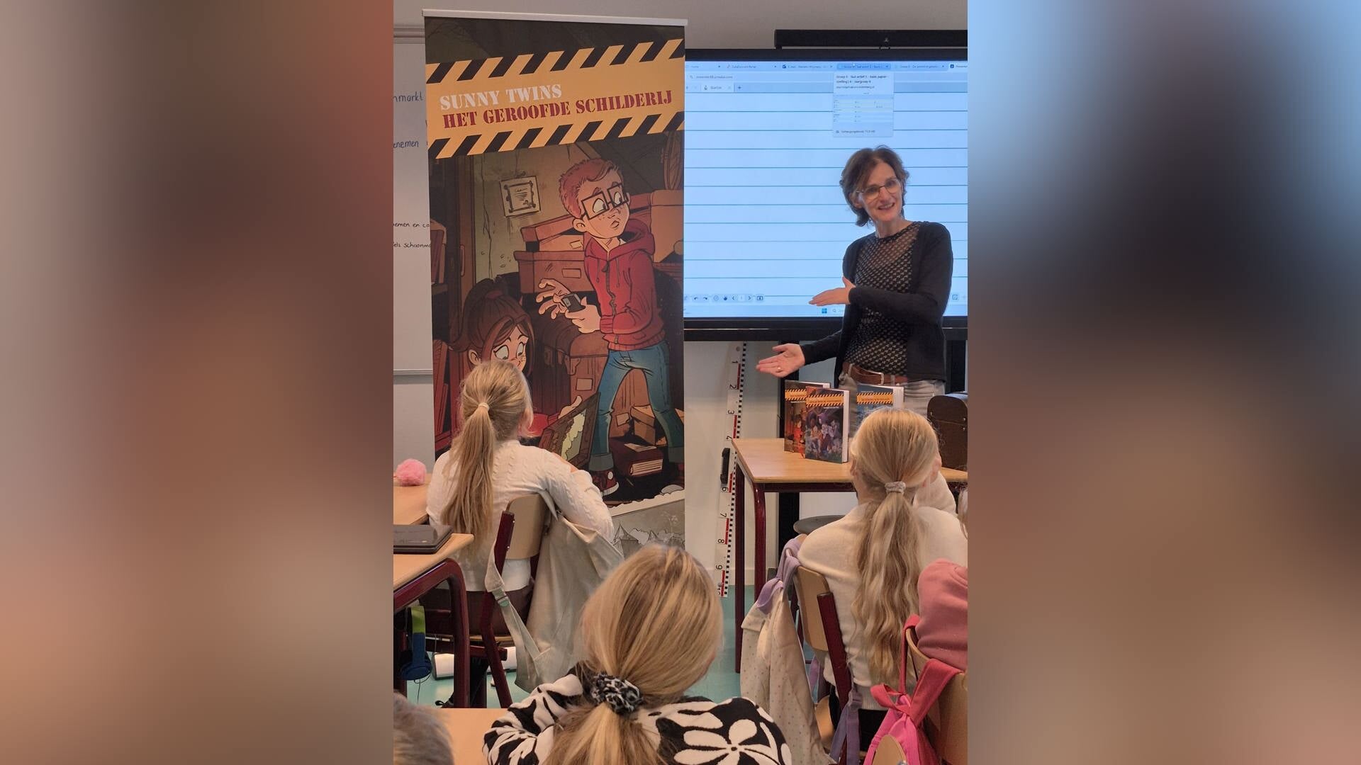 Kinderboekenweek: schrijfster op bezoek in klas Haaften
