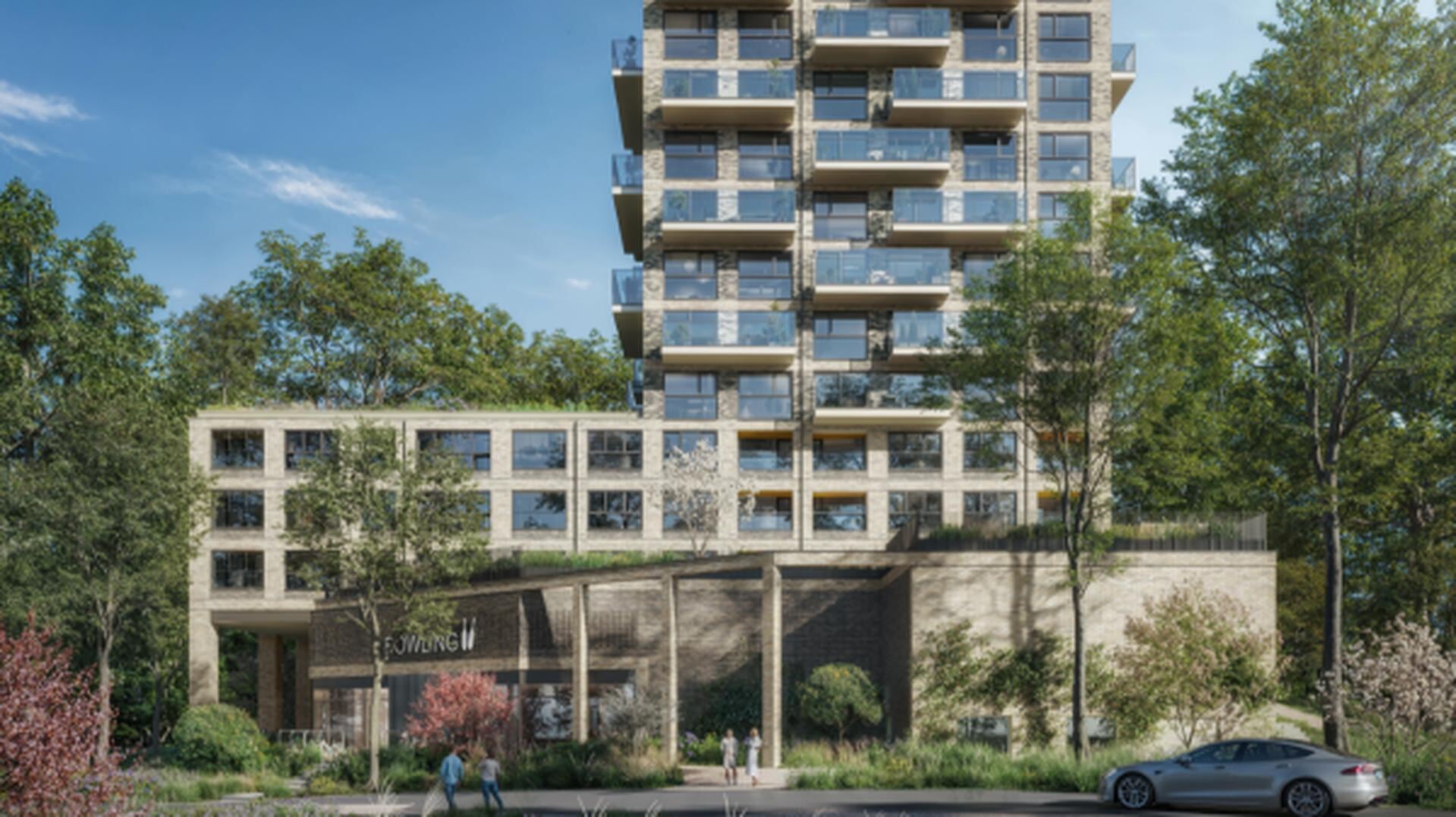 Woontoren met bowlingcentrum aan Heuvellaan stap dichterbij