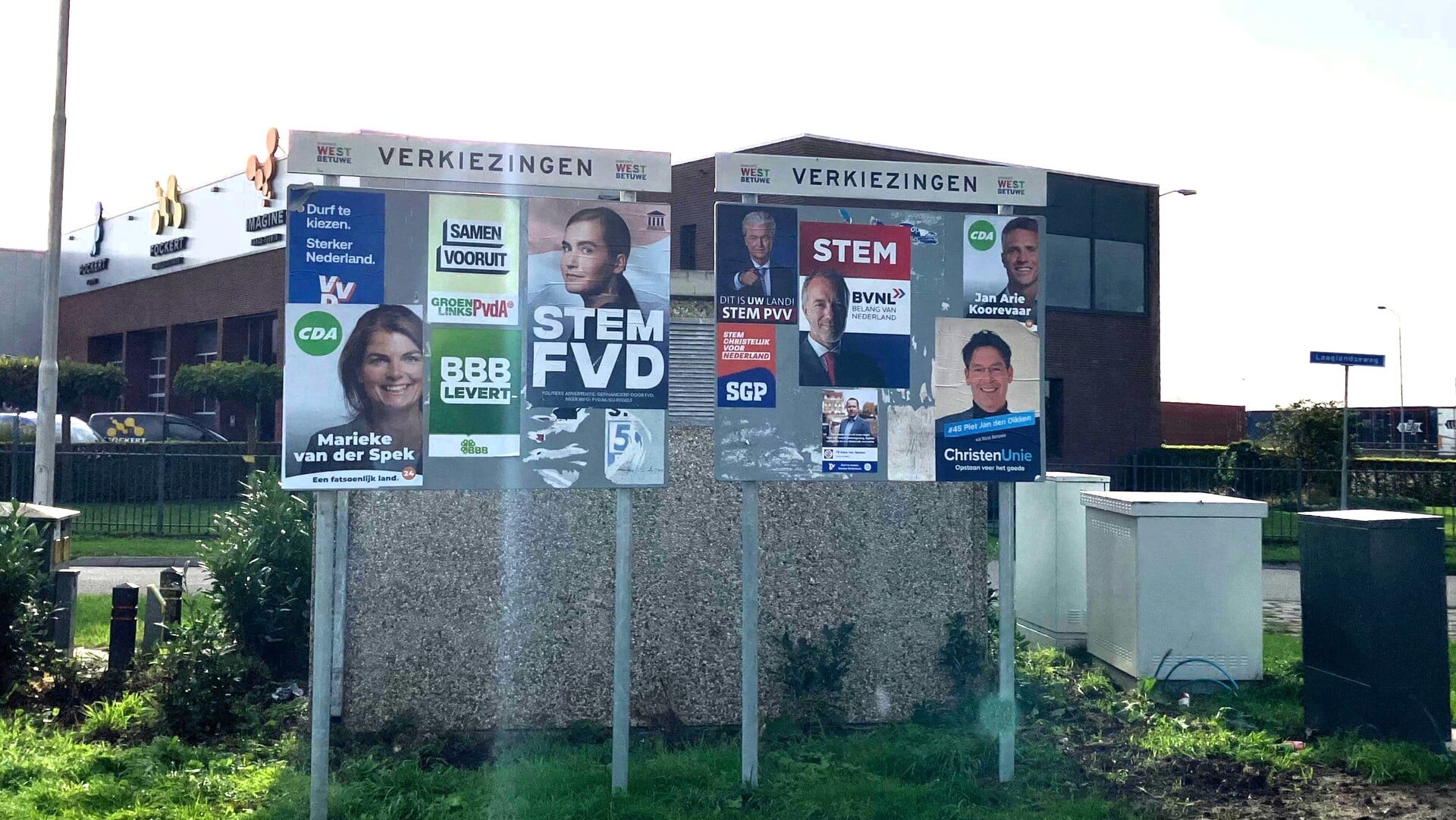 Hoe is er per kern gestemd in West Betuwe?