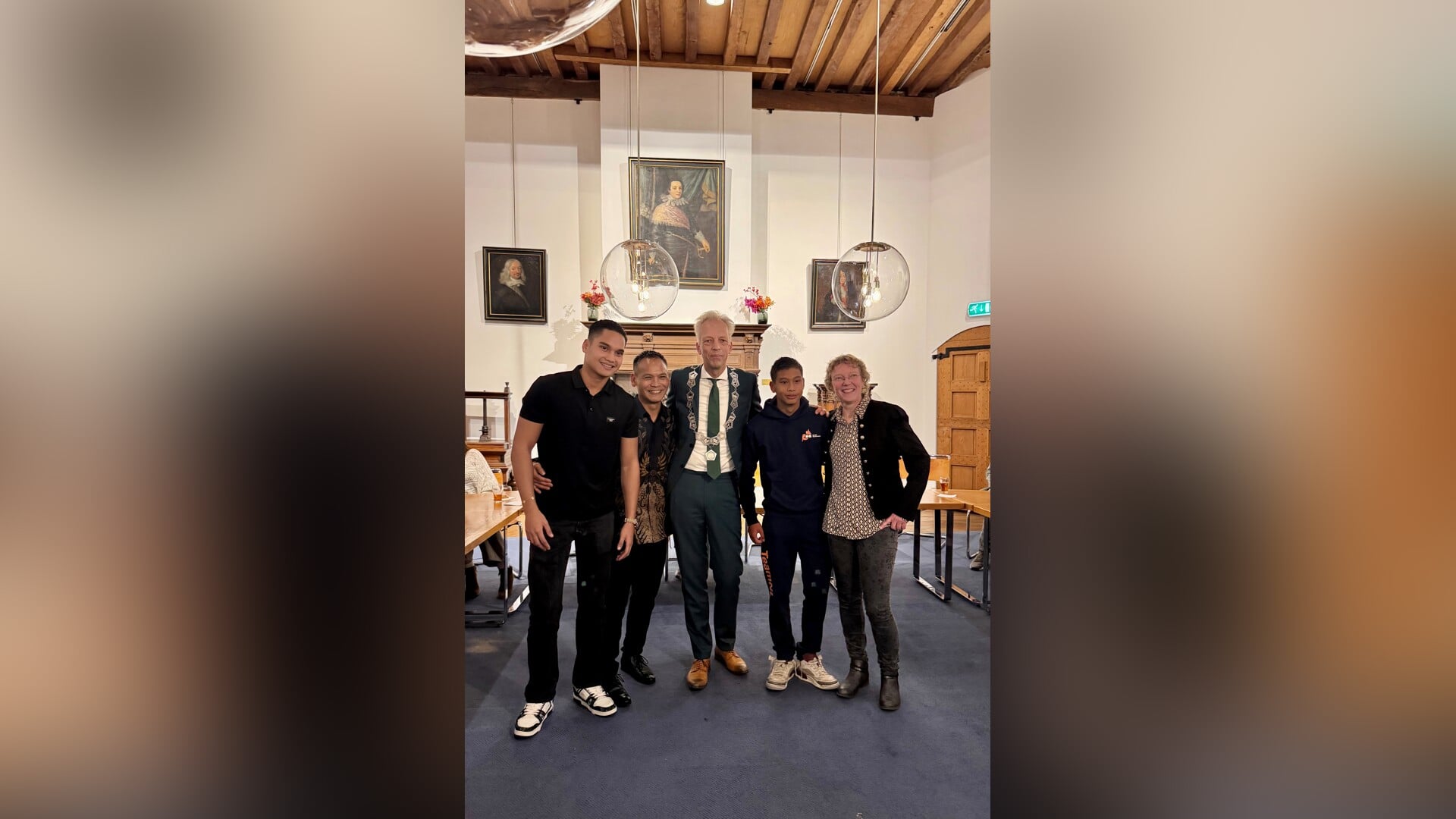 Trampolinetalent Kwin Oldewarris (14) gehuldigd