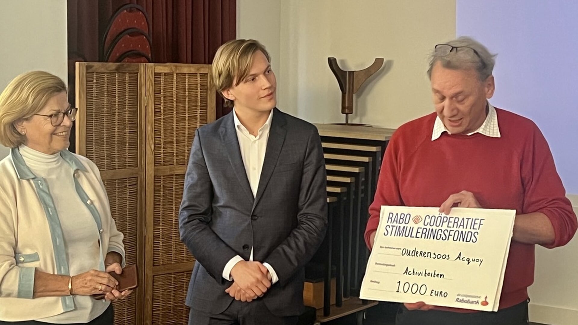 Kooise 55+ Soos in Acquoy krijgt 1000 euro: ‘Een grote verrassing’