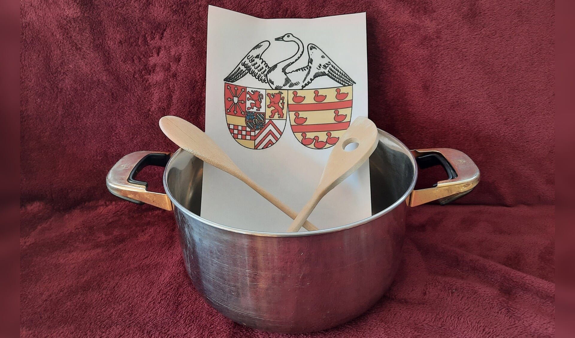 Sint Hubertus swingt de pan uit