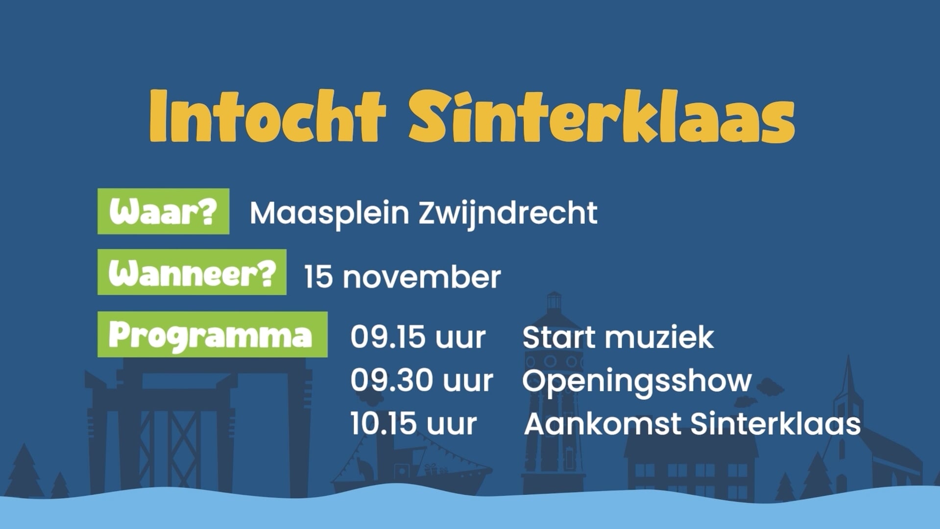 Sinterklaas aan de Maas!