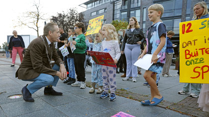 ‘Ze moeten van onze speeltuintjes afblijven’: kinderen laten van zich horen in Alblasserdam 