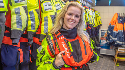 Michelle verlaat KNRM Huizen, maar het water laat haar niet los