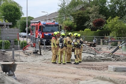 Brandweer rukt uit voor sterke gaslucht in de Oudelandstraat in ‘s-Gravenzande