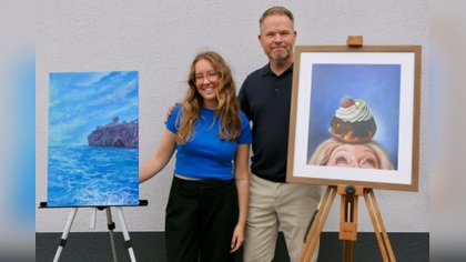 Duo-expositie bij de Kunstuitleen Maassluis