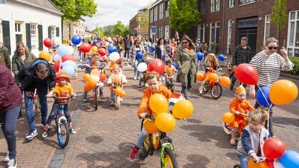 Feest op Koningsdag in Schijndel