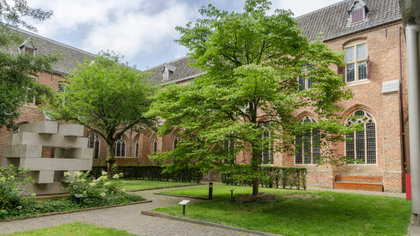 Deze Utrechtse kornoelje met tientallen naamplaatjes maakt kans op titel Boom van het Jaar 2026