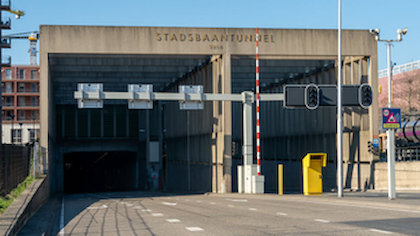 Stadsbaantunnel in Utrecht woensdag afgesloten voor onderhoud