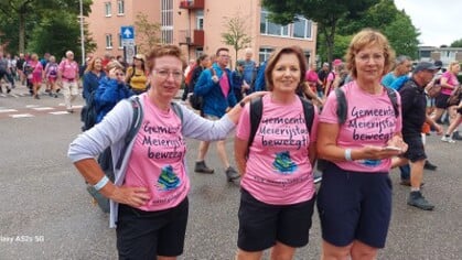 Schijndel wandelt mee tijdens de Nijmeegse Vierdaagse