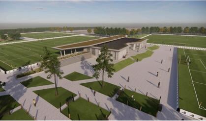 Zo gaat het nieuwe complex van VV Egmond eruitzien