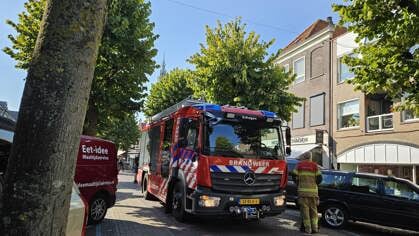 Weer brandmelding aan Gedempte Gracht in Schagen
