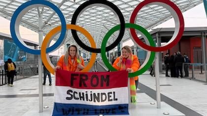 Schijndelse zussen beleven Olympische Spelen van dichtbij in Milaan