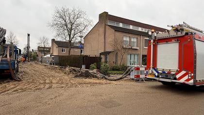 Gaslek tijdens graafwerkzaamheden aan Karel Doormanstraat